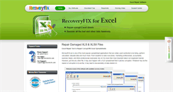 Desktop Screenshot of excelrepairtool.com