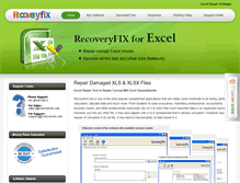 Tablet Screenshot of excelrepairtool.com